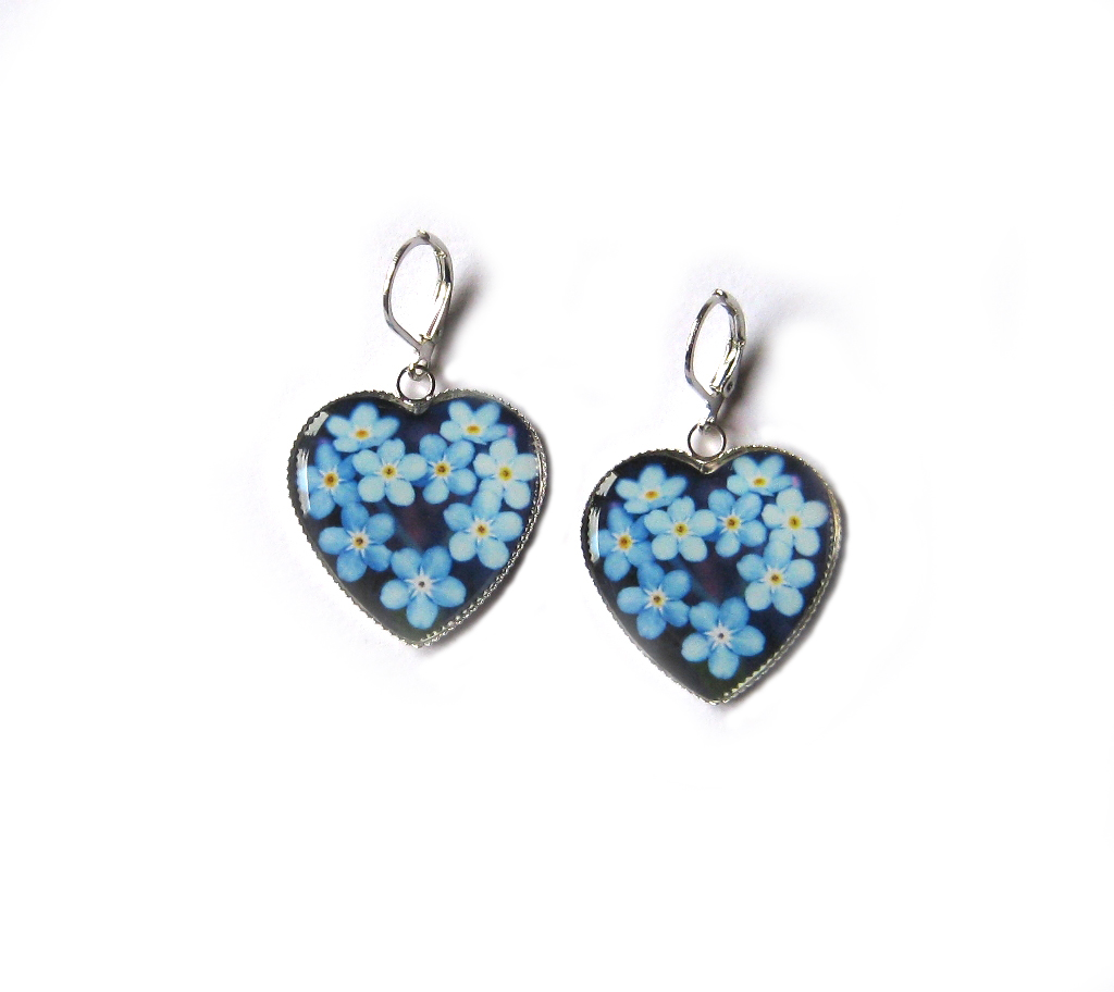 Srdce a naše JÁ ...Pomněnky - šťastné květy