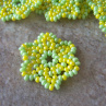 Kytičky v zeleno žlutém provední