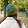 Pletená čepice - splynutí s podzimem