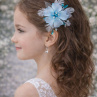 Slavnostní vlasová ozdoba pro dívku – jemný květ