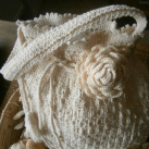 Nová, crochet kabelka.