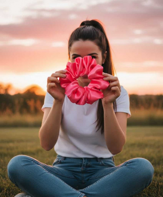 M Gumička saténová melounová