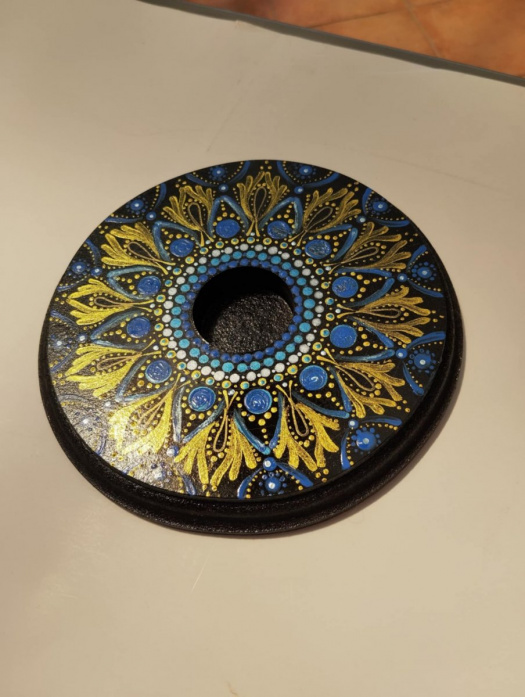 Svícen  mandala  velký