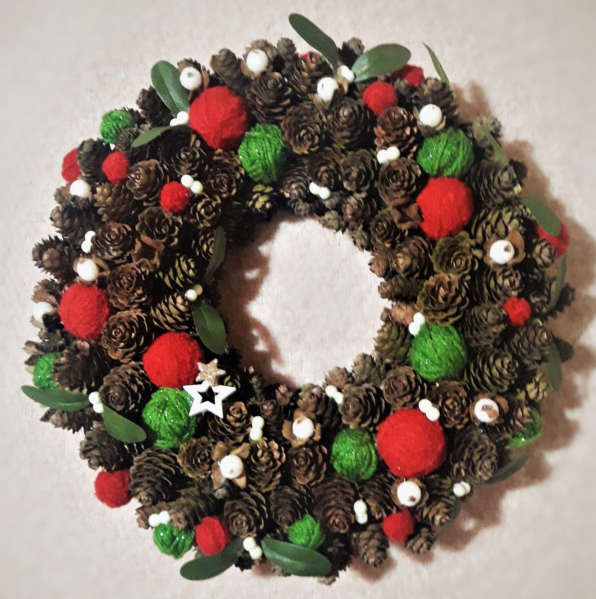 Vánoční věnec - Štěstí do domu