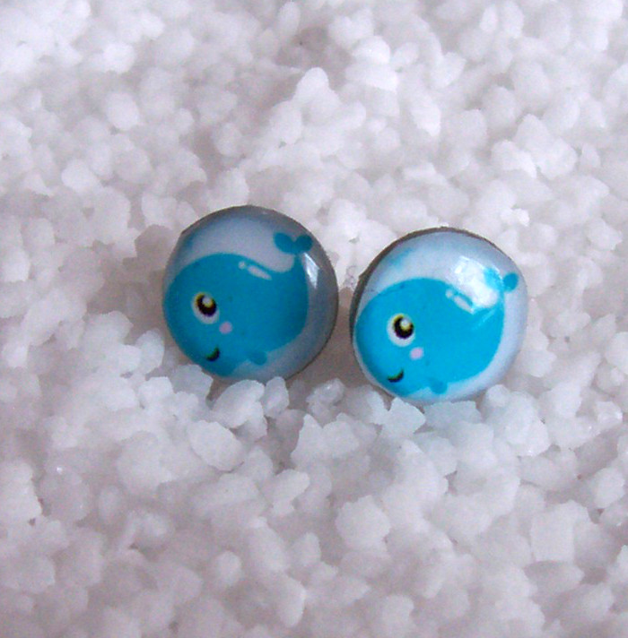 Náušnice z pryskyřice