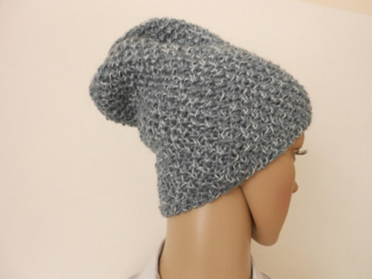 Velmi teplá čepice - hučka s vlnou