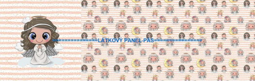 Panel - varianta bavlna,úplet či letní softshell  50x145cm/úplet 157cm, 139cm soft   224-192