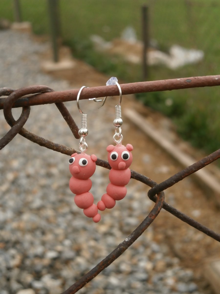 Náušnice červíci