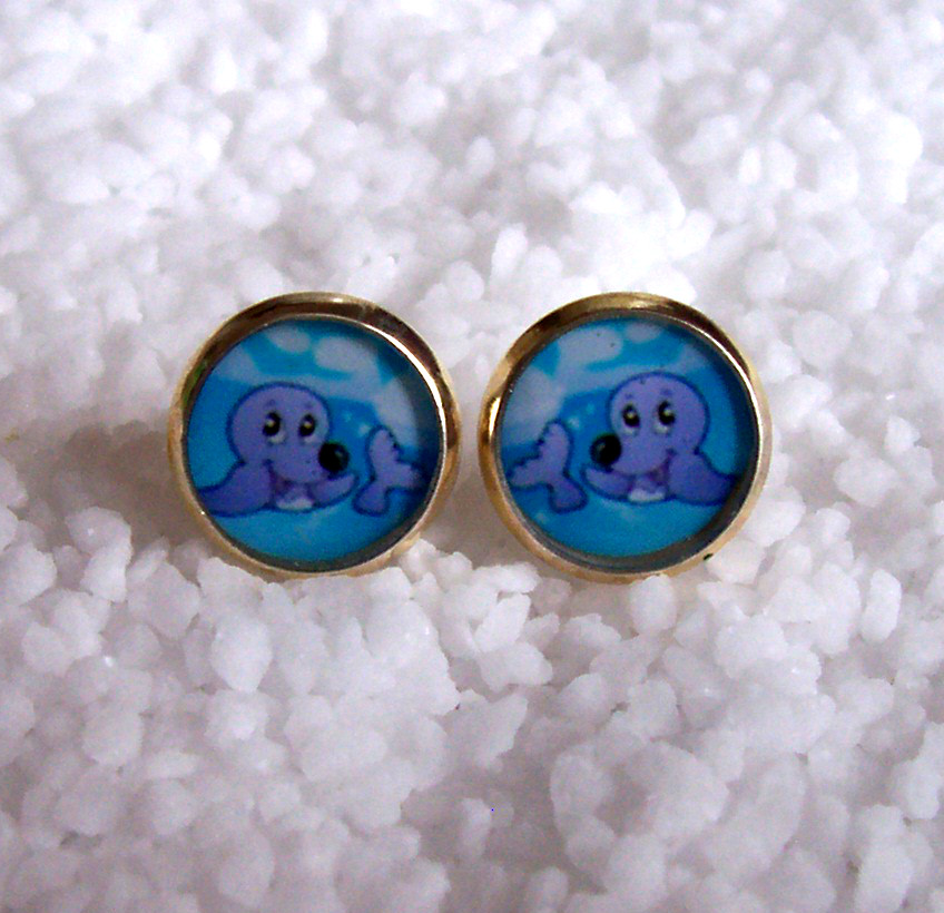 Náušnice z pryskyřice