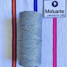 macramé LINHASITA STŘÍBRNÁ 1,2 mm 5 m