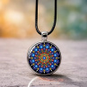 Náušnice a přívěsek Mandala