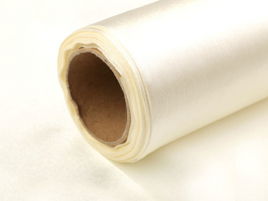 Satén jednostranný/stuha š.14cm - Off White