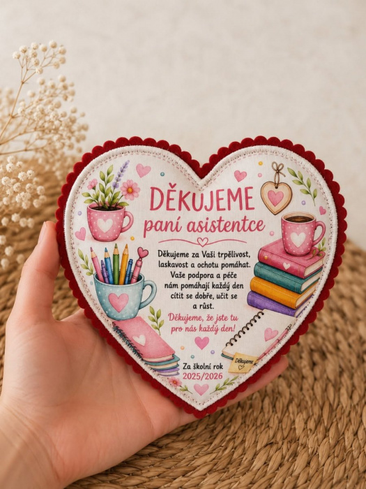 Srdíčko pro paní asistentku
