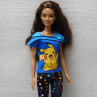 Tričko pikachu pro Barbie