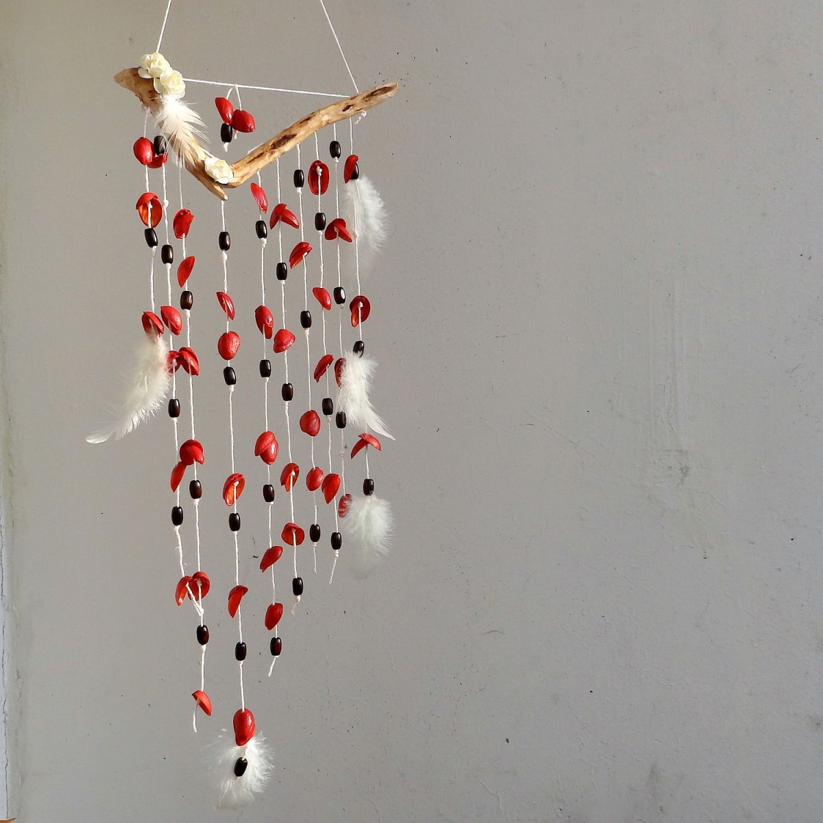 Větrohra - závěs - červené pistácie