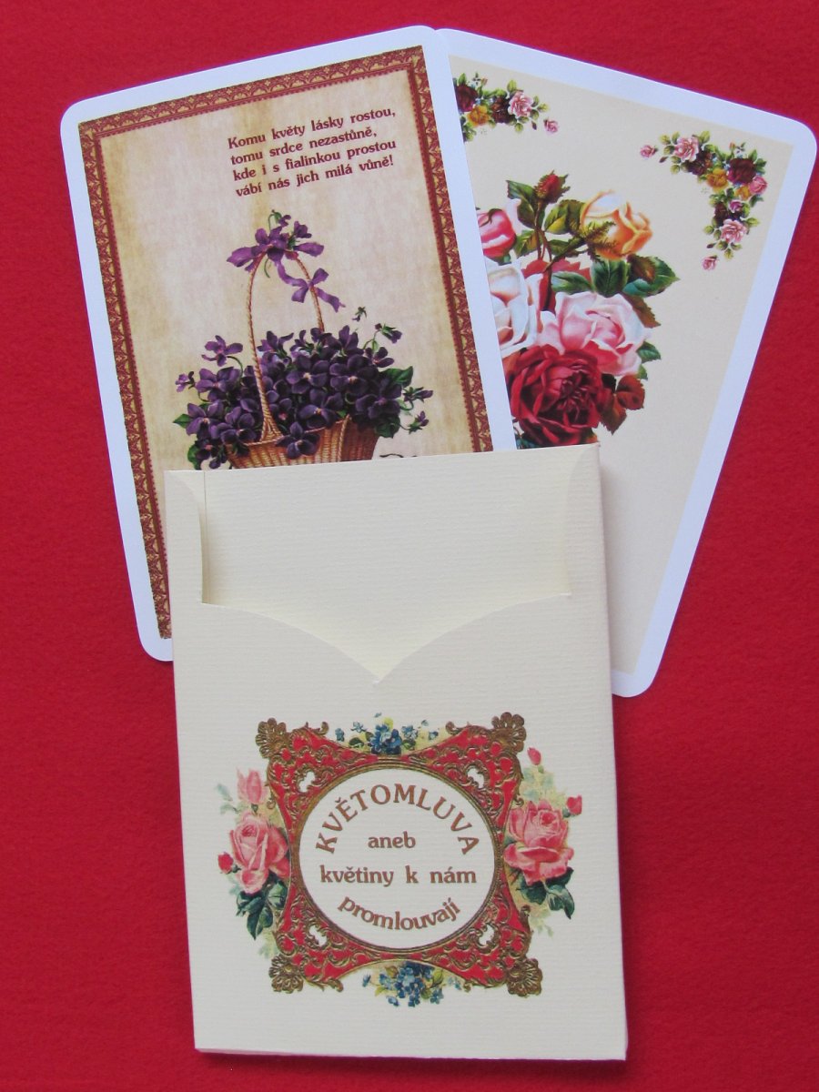 Květomluva - 10 ks pohlednic - sada č. 2
