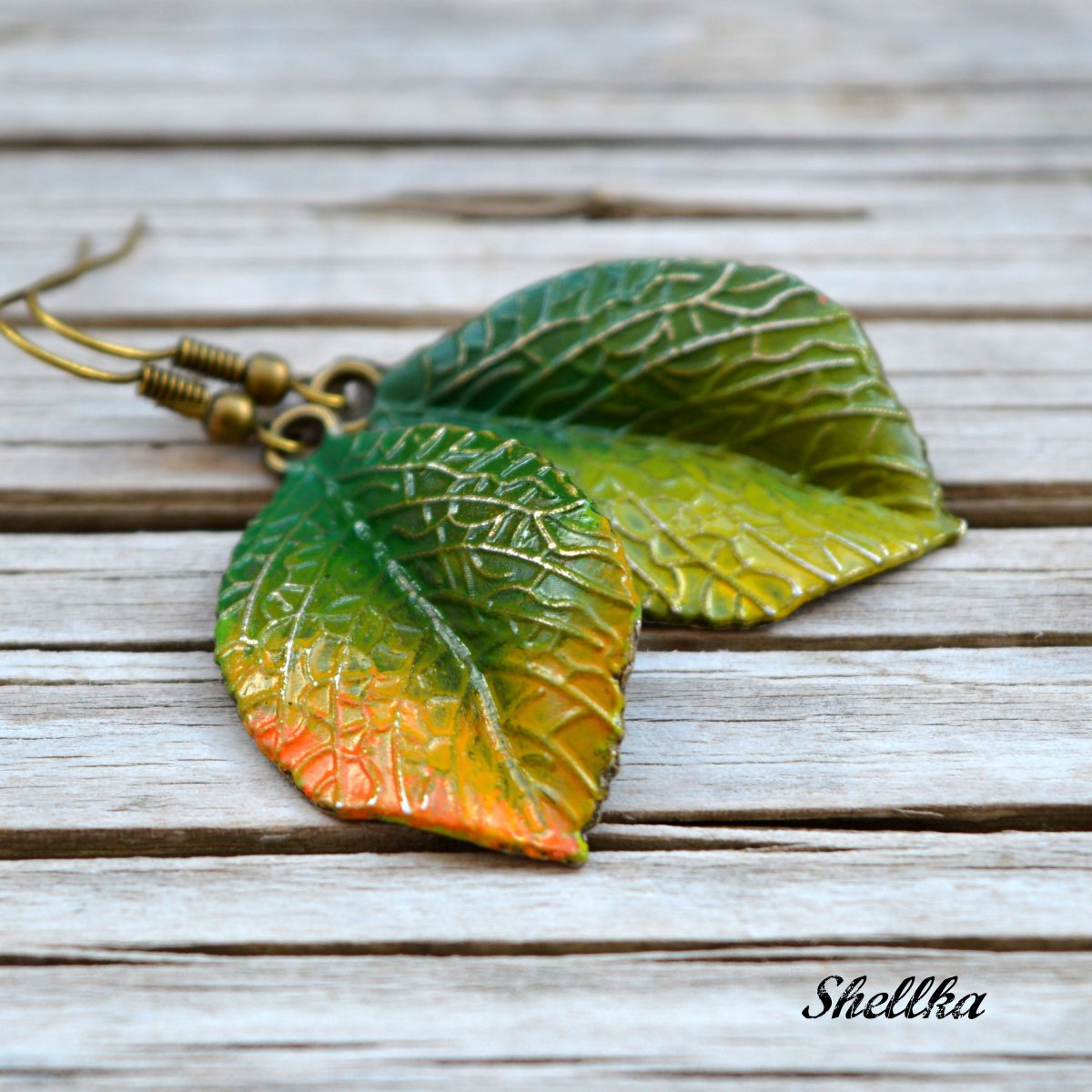 Náušnice ,,AUTUMN LEAVES,, II.