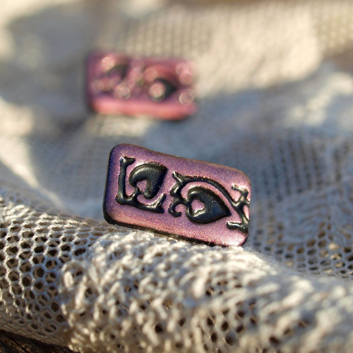 Puzetky - Růžová srdíčka