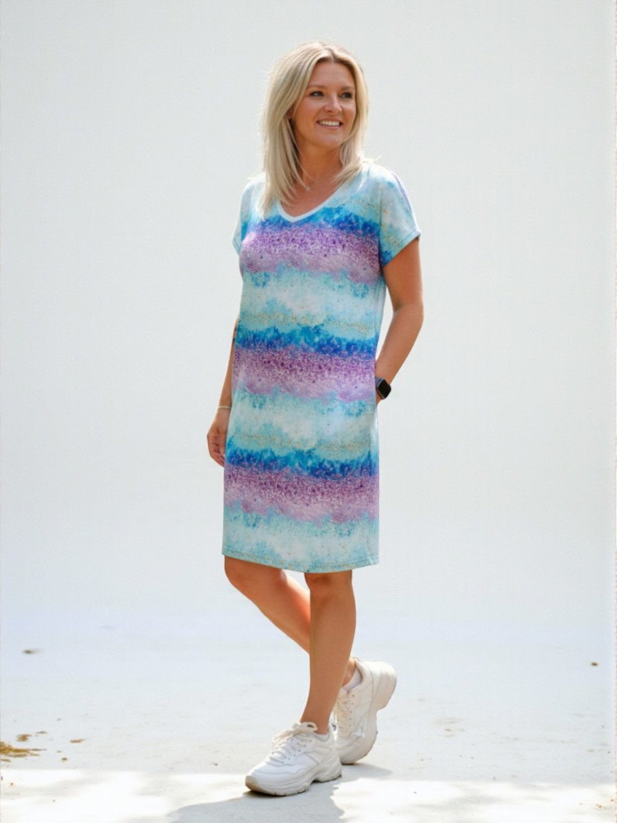 Dámské šaty Duha - M/L