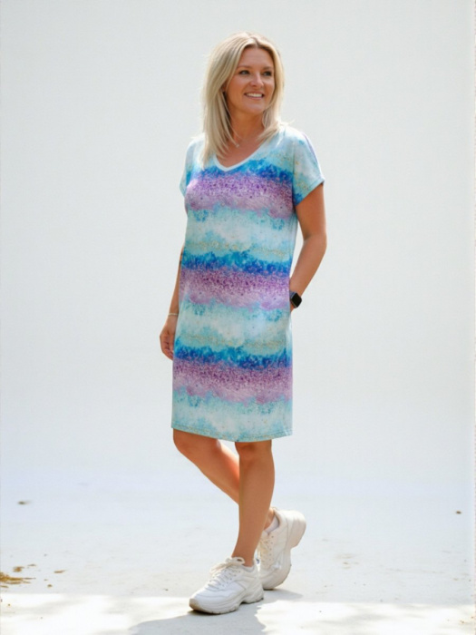 Dámské šaty Duha - M/L