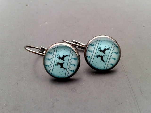 Vánoční náušnice