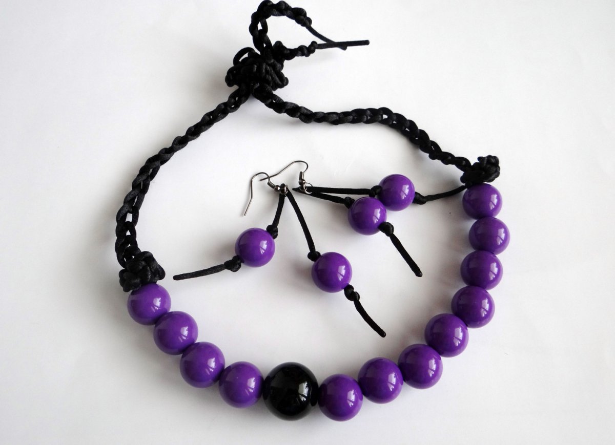 Náhrdelník + náušnice - Candy shop #2