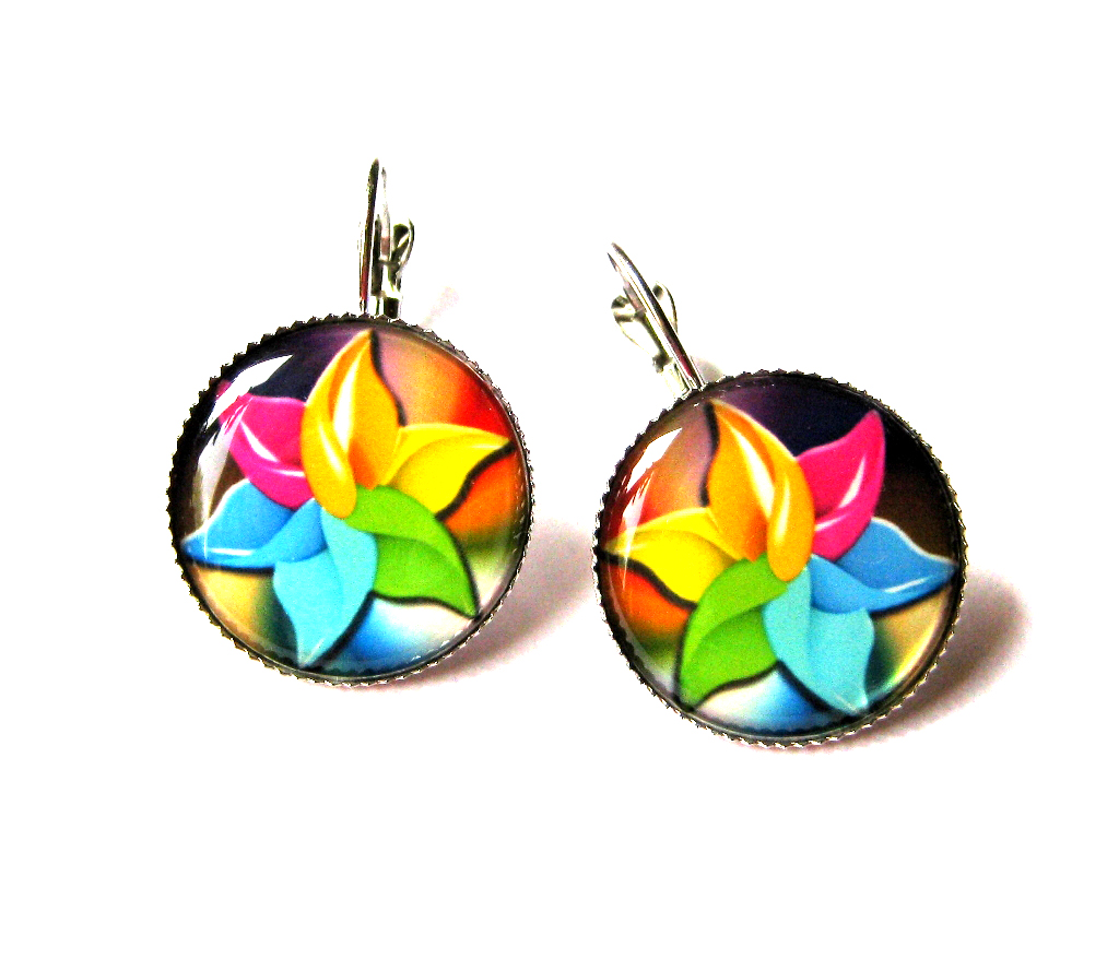 Duhový květ pro radost.