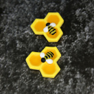 Medovo-včelkové náušnice