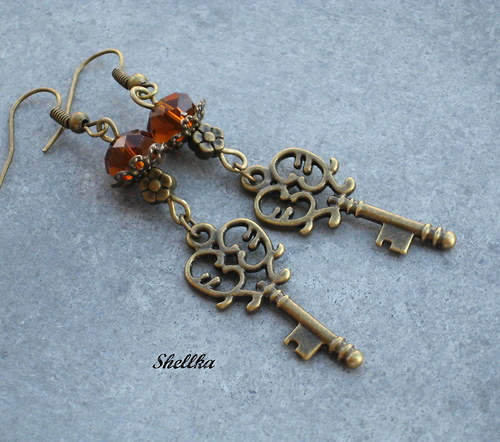Náušnice s klíčky