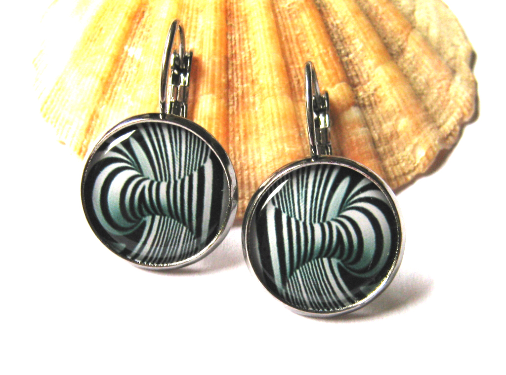 Černobílý fraktál.