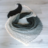 Háčkovaný šátek - nadčasová alpaka