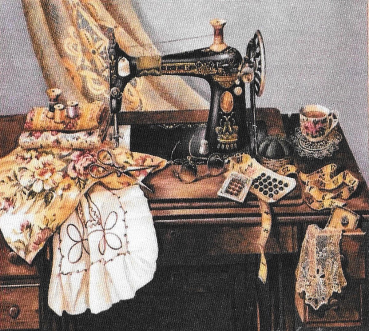 BAVLNĚNÝ PANEL - VELKÝ 18 X 19 cm ZP4