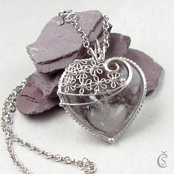 Srdce s krajkou - Křišťál