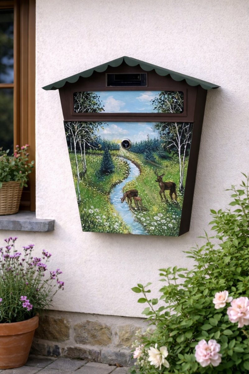 Malovaná poštovní schránka, originální dárky