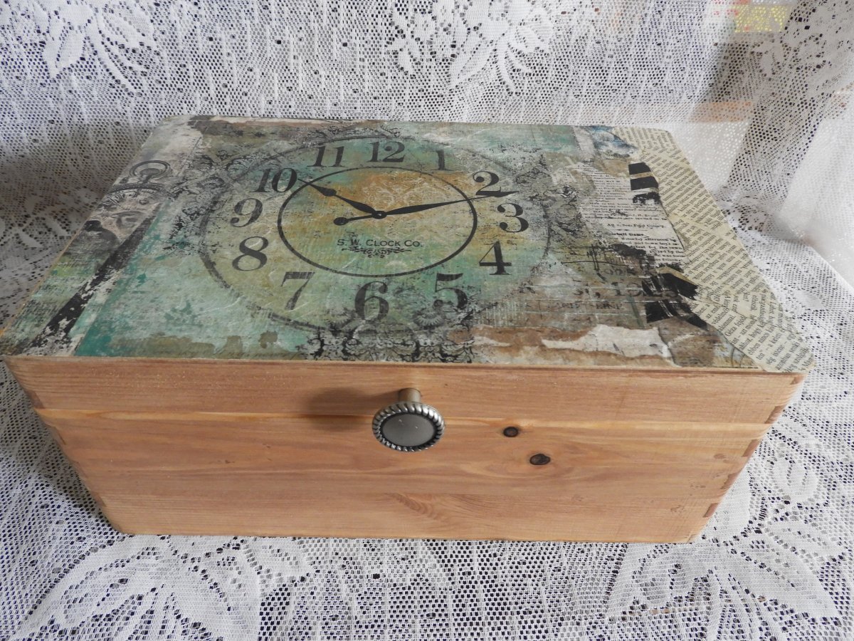 Truhla, krabička dárková - hodiny