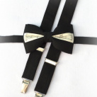 Pánský motýlek + šle pro hudebníka, noty