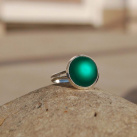 Smaragdový matovaný 12 mm