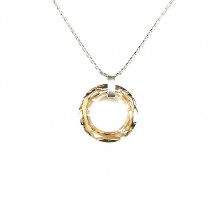Kruh Swarovski golden shadow
