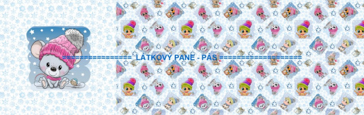 Panel - varianta bavlna,úplet či letní softshell  50x145cm/úplet 157cm, 139cm soft   224-266