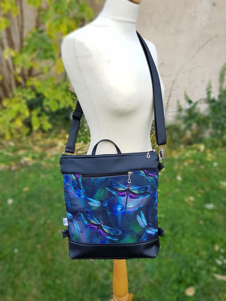 vážky kam se podíváš  kabelko batoh 