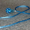 Minometka tyrkysová - náhrdelník