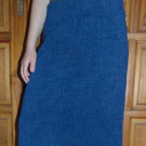 Dlouhá sukně - jeans (bavlna)