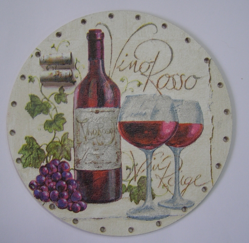 Dno pro pedig - kruh 16 cm - Vino Rosso