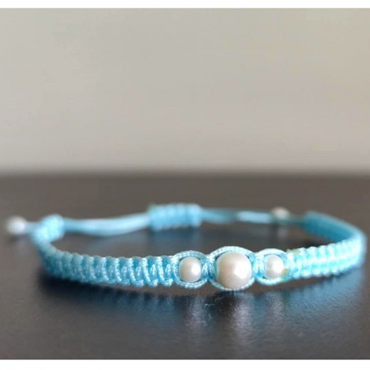 Náramek Shamballa s korálky