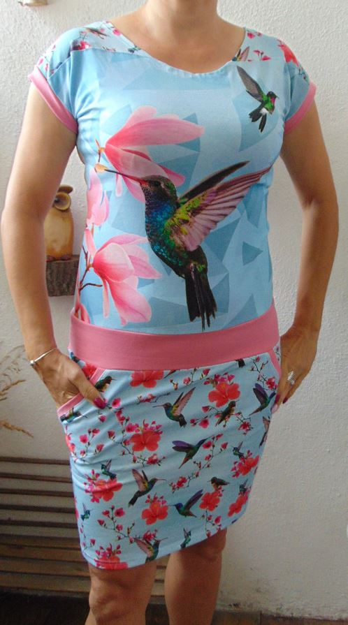 ŠATY KOLIBŘÍK XS - XXXL