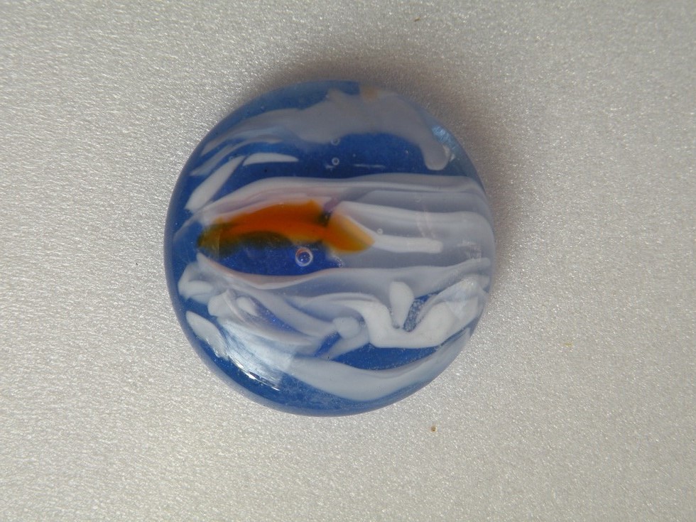 Originální skleněný kabošon západ slunce