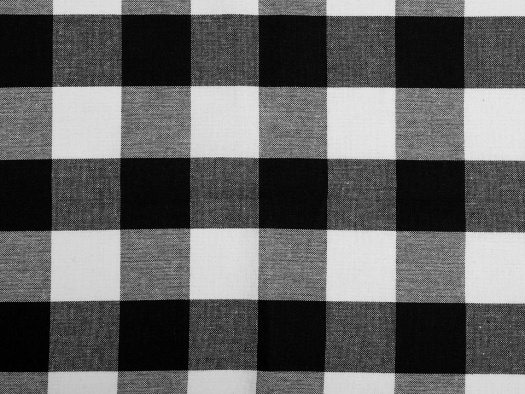 Bavlněná látka Kanafas (10cm) - černá