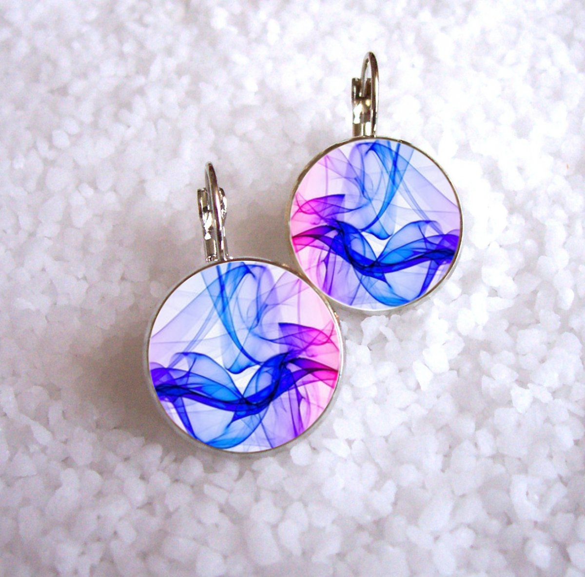 Náušnice z pryskyřice