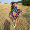"Boho" pončo - pro dospělé (na zakázku)