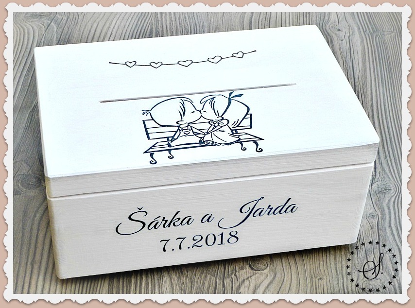 svatební truhla na přáníčka , fotky a jiné potřebné věcičky